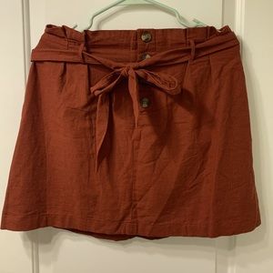 Rust colored AE skirt